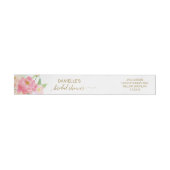 Perzik- en Roze Pioenbloemen Bruidsdouche (Individueel)