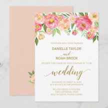 Perzik en roze pony Flowers Weddenschap