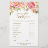 Perzik en roze pony raden het juiste prijsspel (Voorkant)