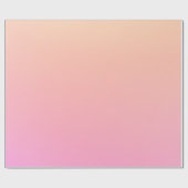 Perzik en roze verloop cadeaupapier (Vlak)