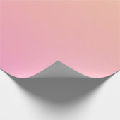 Perzik en roze verloop cadeaupapier (Hoek)