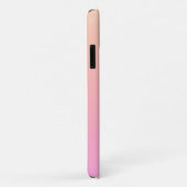 Perzik en roze verloop Case-Mate iPhone case (Achterkant/rechts)