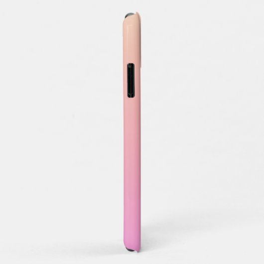 Perzik en roze verloop Case-Mate iPhone case (Achterkant/rechts)