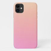 Perzik en roze verloop Case-Mate iPhone case (Achterkant)