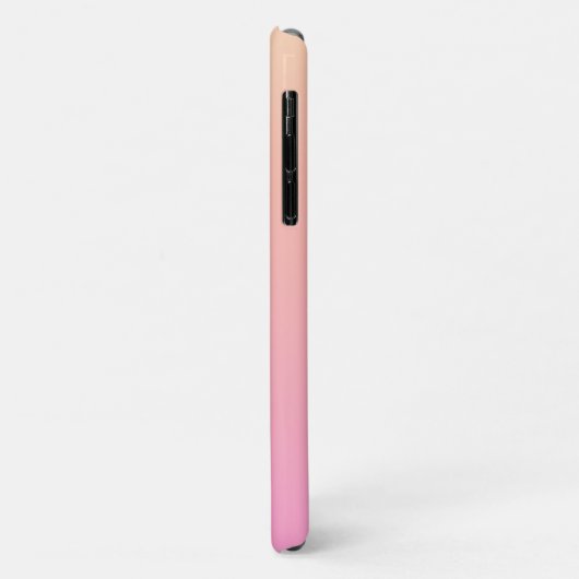 Perzik en roze verloop Case-Mate iPhone case (Achterkant/links)