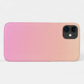 Perzik en roze verloop Case-Mate iPhone case (Achterkant (horizontaal))