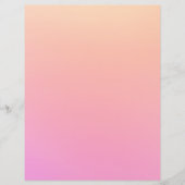 Perzik en roze verloop flyer (Voorkant)