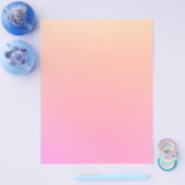 Perzik en roze verloop flyer (Enkel)