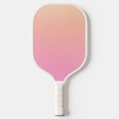 Perzik en roze verloop pickleball paddle (Voorkant)