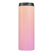 Perzik en roze verloop thermosbeker (Achterkant)