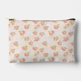 Perzik- en strikpatroon in pasteltinten etui