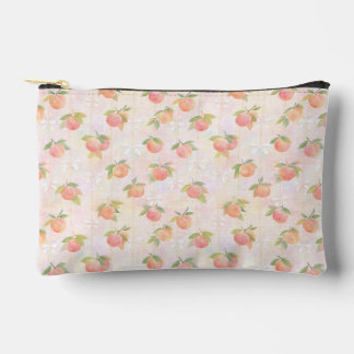Perzik- en strikpatroon in pasteltinten etui