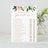 Perzik en witte bloem zei hij, ze zei spel kaart (Staand voorkant)