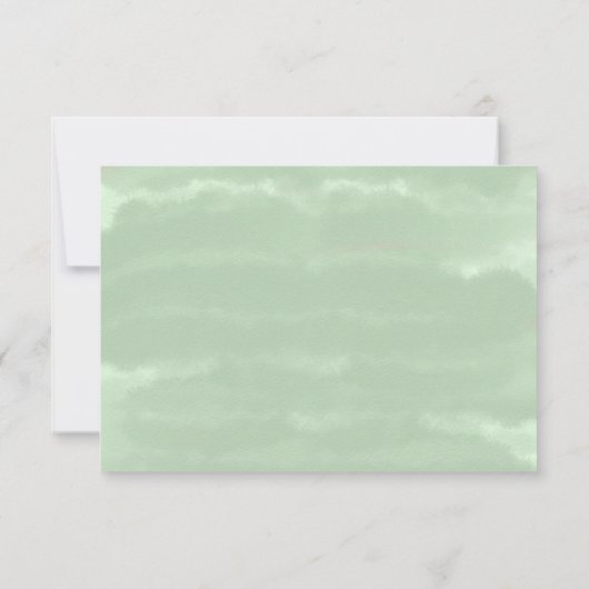 Perzik en witte bloemenbachelorette Bewaar de datu Save The Date (Achterkant)