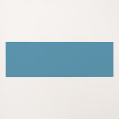 Perzik en witte bloemenyoga mat (Achterkant (horizontaal))