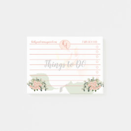 Perzik en witte rozen Dingen om Post-it Nota's te Post-it® Notes