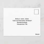 Perzik en zacht grijs marmer/Gouden typografie RSV Briefkaart (Achterkant)