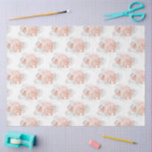 Perzik en Zilver Serie Design 10 Tissuepapier (Craft)