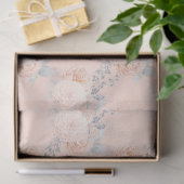 Perzik en Zilver Serie Design 13 Tissuepapier (Geschenk)
