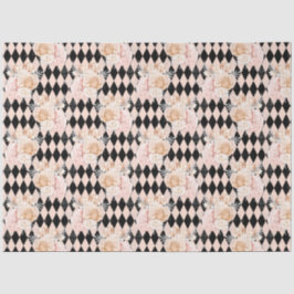 Perzik en Zilver Serie Design 14 Tissuepapier