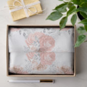 Perzik en Zilver Serie Design 2 Tissuepapier (Geschenk)