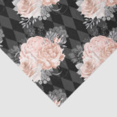 Perzik en Zilveren Reeksontwerp 12 Tissuepapier (Detail)