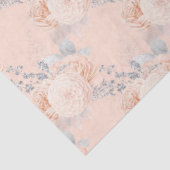 Perzik en Zilveren Reeksontwerp 13 Tissuepapier (Detail)