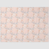 Perzik en Zilveren Reeksontwerp 13 Tissuepapier (Voorkant)