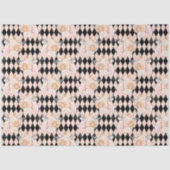 Perzik en Zilveren Reeksontwerp 14 Tissuepapier (Voorkant)