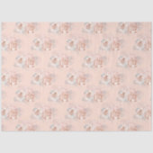 Perzik en Zilveren Reeksontwerp 15 Tissuepapier (Voorkant)