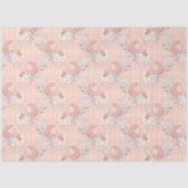 Perzik en Zilveren Reeksontwerp 17 Tissuepapier (Voorkant)