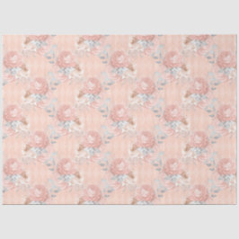 Perzik en Zilveren Reeksontwerp 17 Tissuepapier