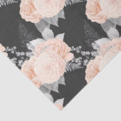 Perzik en Zilveren Reeksontwerp 4 Tissuepapier (Detail)