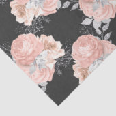 Perzik en Zilveren Reeksontwerp 5 Tissuepapier (Detail)