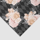 Perzik en Zilveren Reeksontwerp 7 Tissuepapier (Detail)