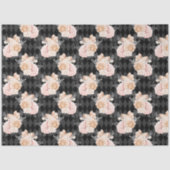 Perzik en Zilveren Reeksontwerp 7 Tissuepapier (Voorkant)