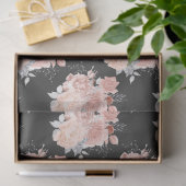 Perzik en Zilveren Reeksontwerp 9 Tissuepapier (Geschenk)