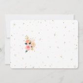 Perzik Foto Uitnodigingen  (Achterkant)