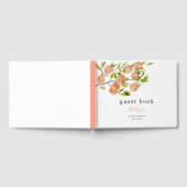 Perzik Fruit Bruiloftsborrel Gastenboek (Volledig)