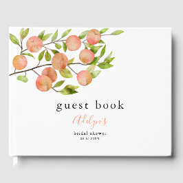 Perzik Fruit Bruiloftsborrel Gastenboek