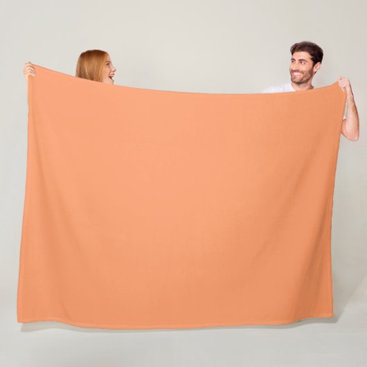 Perzik Fruit Fleece Deken (In situ)