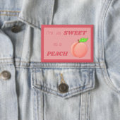 Perzik Fruitcollectie Knop Button (Insitu)