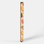 Perzik Fruitpatroon iPhone Hoesje (Rechterkant)