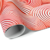 Perzik Fuzz Abstract Botanisch Fruitig Patroon 19 Cadeaupapier (Rol Hoek)