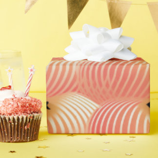 Perzik Fuzz Abstract Botanisch Fruitig Patroon 2 Cadeaupapier