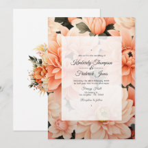 Perzik Fuzz Bloemen Bruiloft