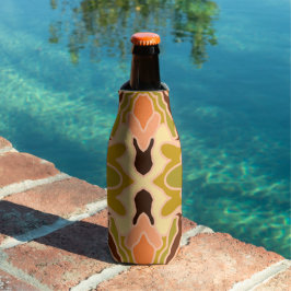 Perzik Fuzz Boho Shabby Chic Geometrische Abstract Flesjeskoeler
