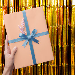 Perzik Fuzz Effen Kleur Cadeaupapier