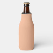 Perzik Fuzz Effen Kleur Flesjeskoeler (Fles Voorkant)
