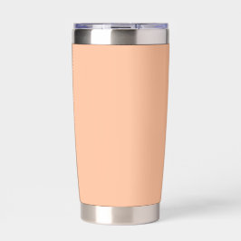 Perzik Fuzz Effen Kleur Geïsoleerde Drinkbeker